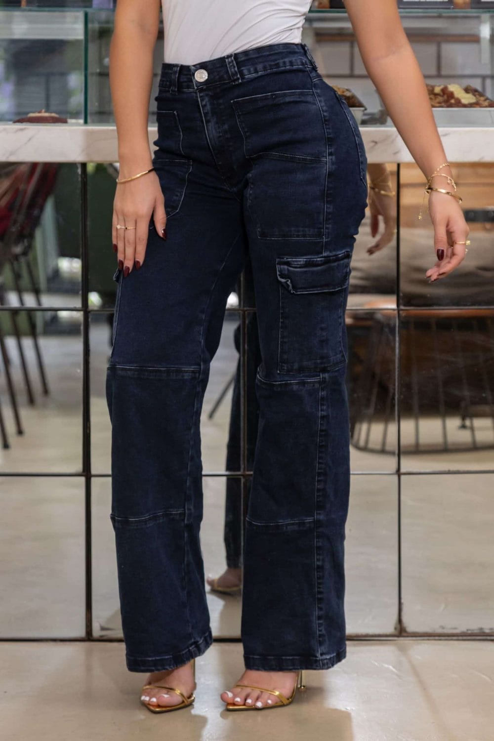 Jeans cargo strech - Image 2